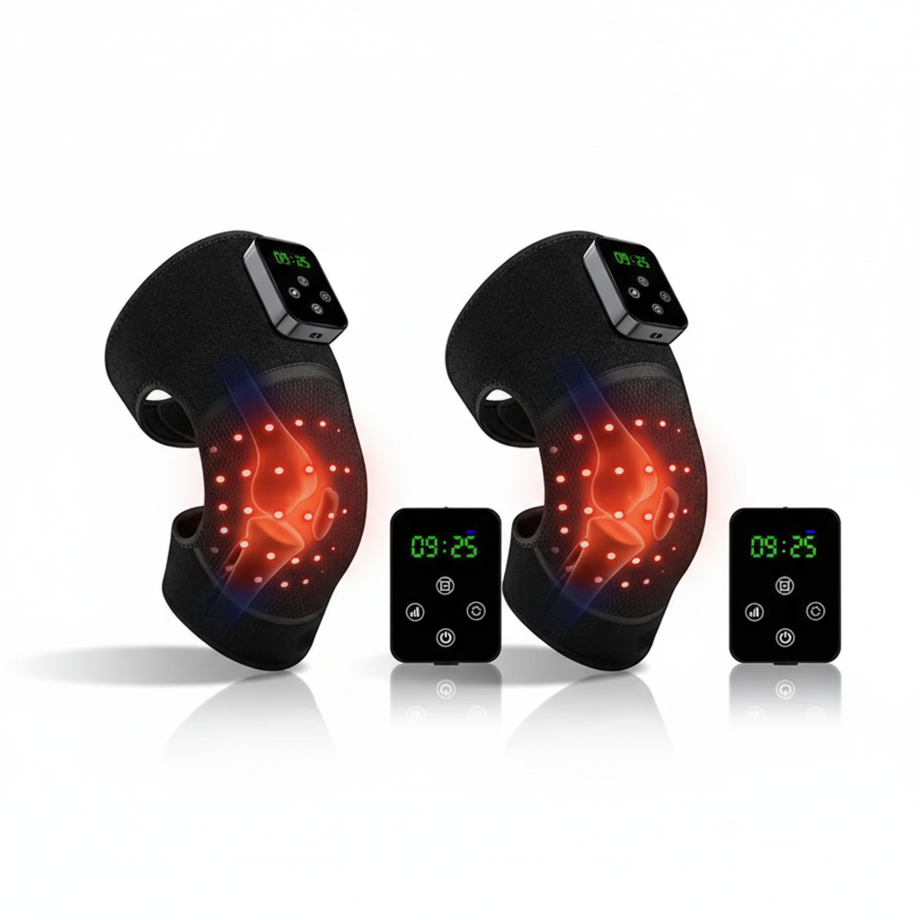Heolio™ Infrared Knee Massager with Red Light Therapy