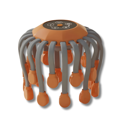 Electric scalp massager for stress relief and circulation