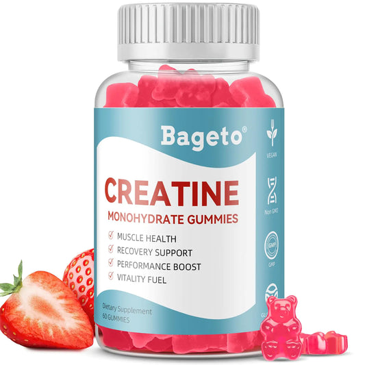 Creatine Monohydrate Gummies 5g for Men WomenSugar Free Creatine for Muscle Growth Recovery Faster Preworkout Gummies with CreatineVeganGluten-FreeStrawberry60 Count 2 Pack120Gummies