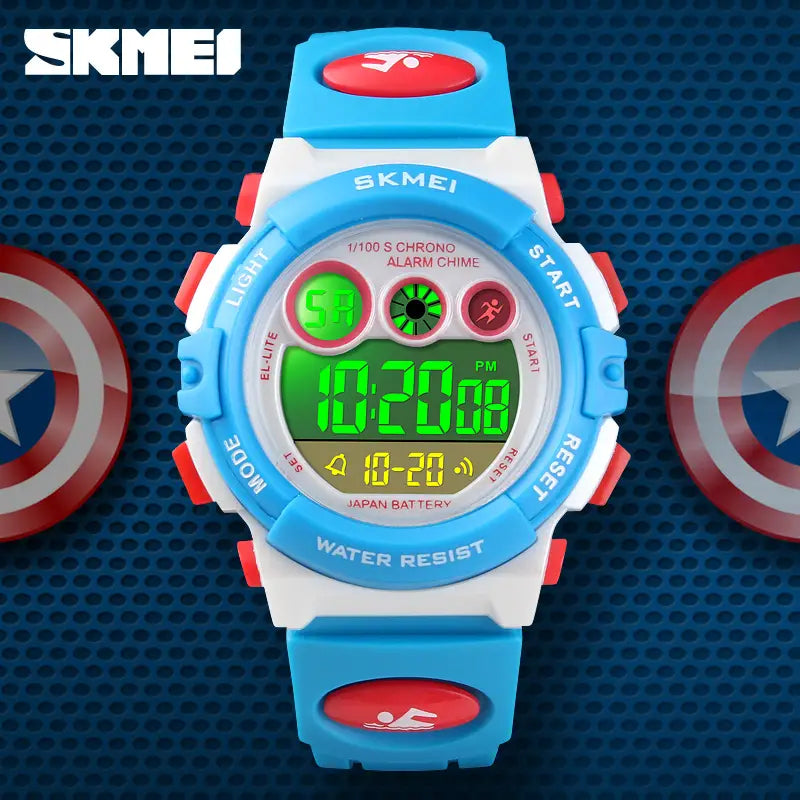 SKMEI Kids' Luminous Shiny Fashion Electronic Watch